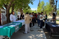 Exitoso comienzo de la “expo educativa” itinerante en la plaza Manuel Belgrano de Salto de las Rosas